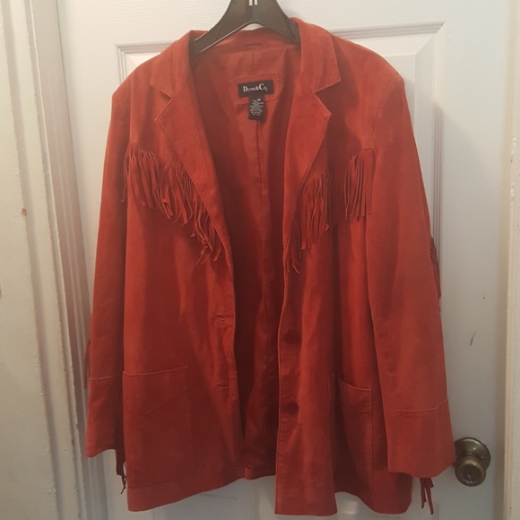 Denim&Co Jackets & Blazers - 100% Suede leather jacket